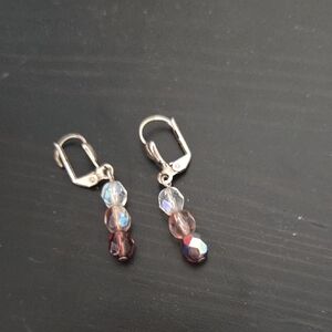 Elegant Multicolor Crystal Drop Earrings
